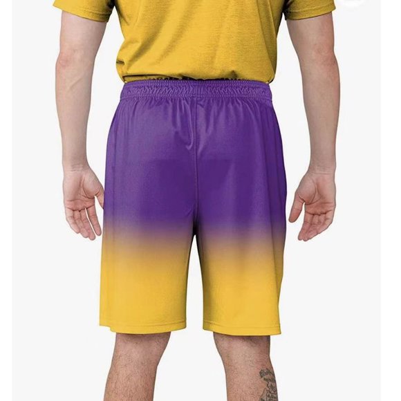 FOCO NFL Men's Football Team Gradient Big Logo Training Shorts M - Picture 2 of 5